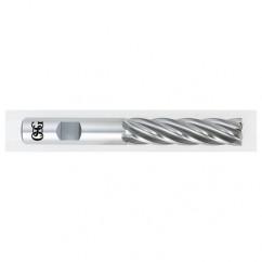 5/16 Dia. x 3-1/8 Overall Length 4-Flute Square End HSS-CO SE End Mill-Round Shank-Center Cutting-Uncoated - A1 Tooling