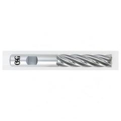 7/8 Dia. x 5-3/4 Overall Length 4-Flute Square End HSS-CO SE End Mill-Round Shank-Center Cutting-TiCN - A1 Tooling