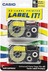 Casio - 312" Long, Yellow Tape Cassette - For Label Maker - A1 Tooling