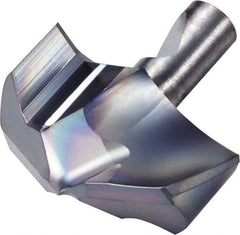 Kyocera - Series DA, 25mm Diam Grade PR1525 140° Replaceable Drill Tip - Carbide, Megacoat Finish, 250 Seat Size - A1 Tooling