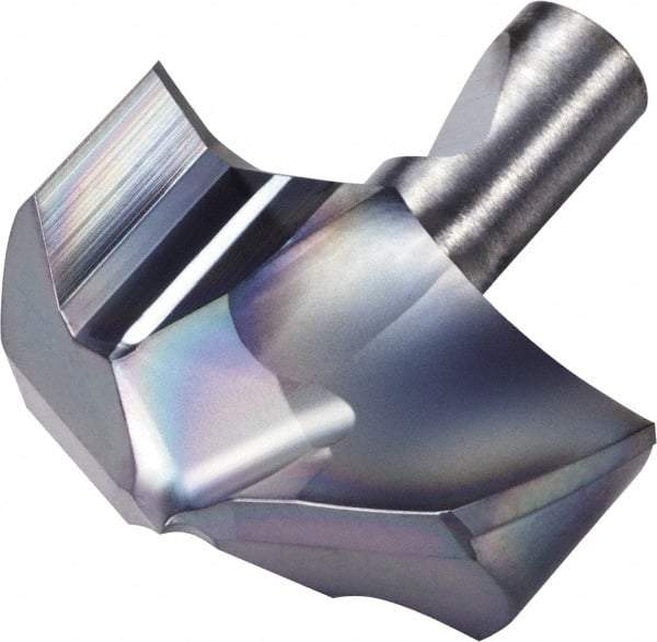 Kyocera - Series DA, 24mm Diam Grade PR1525 140° Replaceable Drill Tip - Carbide, Megacoat Finish, 240 Seat Size - A1 Tooling