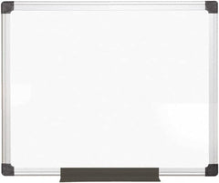 MasterVision - 24" High x 36" Wide Magnetic Dry Erase Board - Porcelain/Steel - A1 Tooling