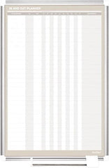 MasterVision - 24" High x 36" Wide Magnetic Dry Erase In/Out - Steel - A1 Tooling