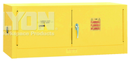 Piggyback Storage Cabinet - #5471 - 43 x 18 x 18" - 12 Gallon - w/2 door manual close - Yellow Only - A1 Tooling