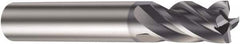 Sandvik Coromant - 25mm, 4 Flute, Solid Carbide, Corner Radius End Mill - 121mm OAL, 35° Helix, Right Hand Flute, 32.5mm LOC, Right Hand Cut - A1 Tooling