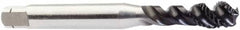 Sandvik Coromant - #8-32 UNC 3 Flute 2B Modified Bottoming Spiral Flute Tap - Powdered Metal, CoolTop Finish, 2.4803" OAL, Right Hand Flute, Right Hand Thread, Series CoroTap 300 - Exact Industrial Supply