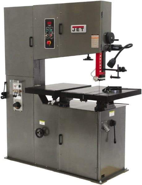 Jet - 36" Throat Capacity, Variable Speed Pulley Vertical Bandsaw - 50 to 410 & 54 to 4,925 SFPM, 3 hp, Three Phase - A1 Tooling