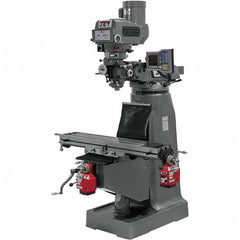 Jet - 49 x 9" 230V Variable Speed Pulley Control 3 Phase Knee Milling Machine - A1 Tooling