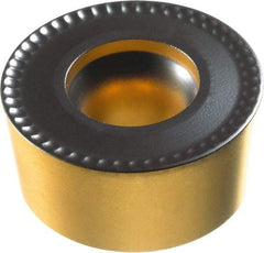 Sandvik Coromant - RCMT32.5 RCMT Grade 4325 Carbide Turning Insert - TiCN/Al2O3/TiN Finish, Round, 3/8" Inscr Circle, 5/32" Thick - A1 Tooling