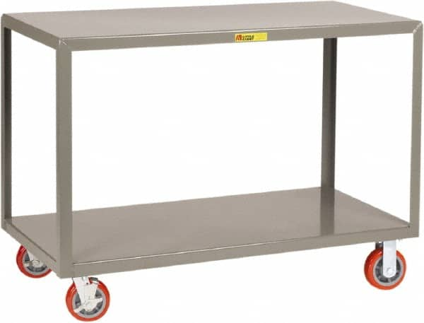 Little Giant - Mobile Table - Steel, Gray, 48" Long x 24" Deep x 34" High - A1 Tooling