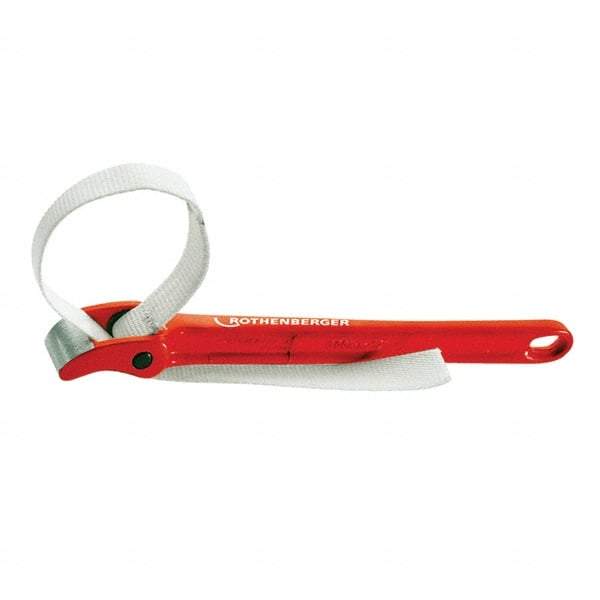 Rothenberger - 12" Max Pipe Capacity, 12" Long, Strap Wrench - 8" Actual OD, 12" Handle Length - A1 Tooling