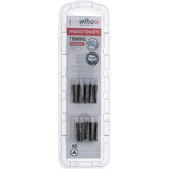 Wiha - 1/4" Drive, #2 Tri-Wing Screwdriver Bit - 1" OAL - A1 Tooling