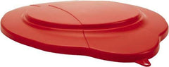 Vikan - 5 Gal Polypropylene Pail Lid - Red - A1 Tooling