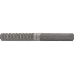 Stanley - 8" Long, Bastard Cut, 4-in-1 American-Pattern File - Double Cut, 2.88" Overall Thickness - A1 Tooling