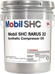 Mobil - 5 Gal Pail, ISO 32, Air Compressor Oil - 30.6 Viscosity (cSt) at 40°C, 5.6 Viscosity (cSt) at 100°C - A1 Tooling