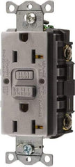 Hubbell Wiring Device-Kellems - 1 Phase, 5-20R NEMA, 125 VAC, 20 Amp, GFCI Receptacle - 2 Pole, Back and Side Wiring, Commercial Grade - A1 Tooling