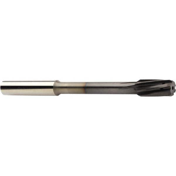 Chucking Reamer: 0.3941″ Dia, 4.7244″ OAL, 1.0236″ Flute Length, Solid Carbide 6 Flute, RH