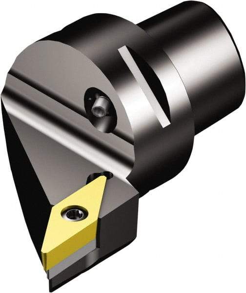 Sandvik Coromant - Left Hand Cut, Size C3, VBMT 11 02 04 & VBMT 2(1.5)1 Insert Compatiblity, Internal Modular Turning & Profiling Cutting Unit Head - 22mm Ctr to Cutting Edge, 40mm Head Length, Through Coolant, Series CoroTurn 107 - A1 Tooling