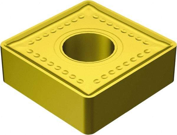 Sandvik Coromant - SNMM856 MR Grade 2025 Carbide Turning Insert - TiCN/AI2O3/TiN Finish, 90° Square, 1" Inscr Circle, 5/16" Thick, 3/32" Corner Radius - A1 Tooling