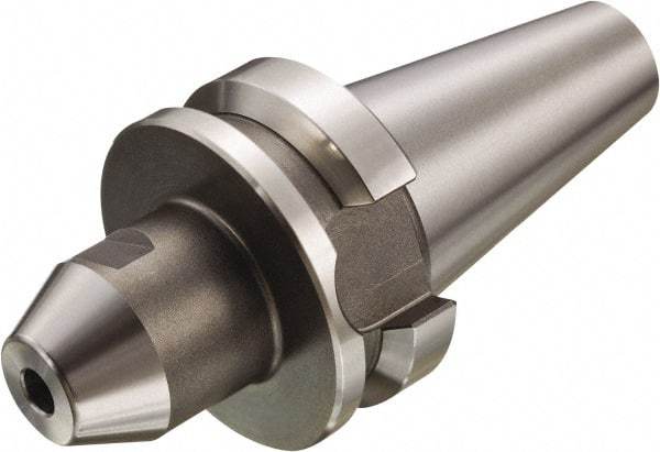 Sandvik Coromant - BT40 Taper Shank 25mm Hole End Mill Holder/Adapter - 43.8mm Nose Diam, 90mm Projection, Through-Spindle & DIN Flange Coolant - Exact Industrial Supply