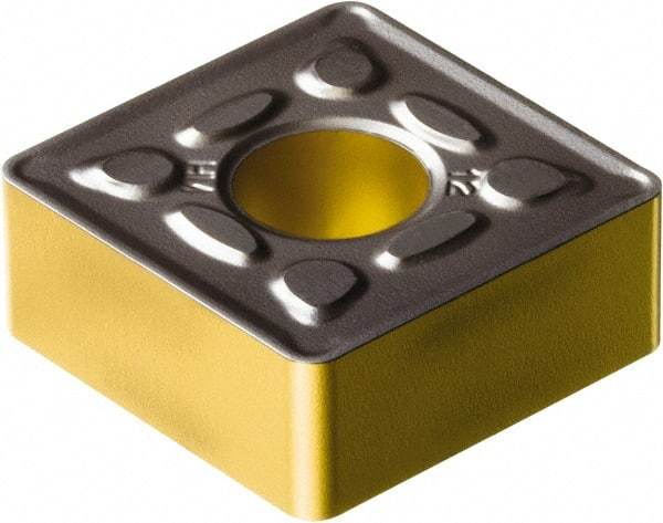 Sandvik Coromant - SNMG866 HM Grade 4325 Carbide Turning Insert - TiCN/Al2O3/TiN Finish, 90° Square, 1" Inscr Circle, 3/8" Thick, 3/32" Corner Radius - A1 Tooling