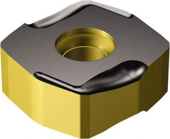 Sandvik Coromant - N3651505 KW4 Grade 3330 Carbide Milling Insert - TiCN/Al2O3/TiN Finish, 5.56mm Thick, 15mm Inscribed Circle, 0.55mm Corner Radius - A1 Tooling