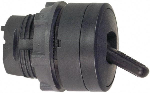 Schneider Electric - 22mm Mount Hole, 2 Position, Toggle Operated, Selector Switch Only - Black, Maintained (MA), Nonilluminated, Shock, Vibration and Water Resistant - A1 Tooling