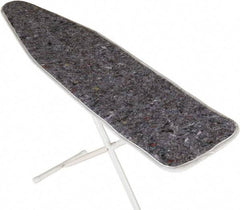 Ability One - 4.5' Long x 1' Wide Cotton Ironing Board Pad - Gray, Grommet - A1 Tooling