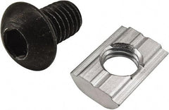 80/20 Inc. - Open Shelving Button Head Socket Cap Screw - 12mm Long, Use with 15/30/40 Series - A1 Tooling