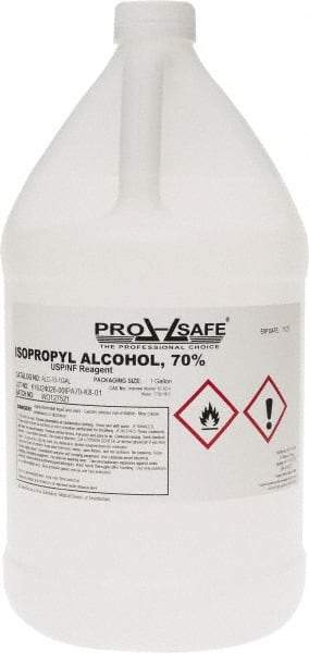 PRO-SAFE - 1 Gallon Isopropyl Alcohol Liquid - Comes in Bottle, 70% Isopropyl Alcohol - A1 Tooling