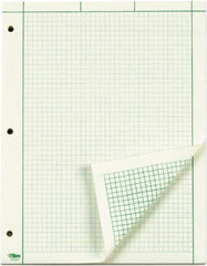 TOPS - 100 Sheet, 8-1/2 x 11", Quadrille Engineering Computation Pad - Green - A1 Tooling