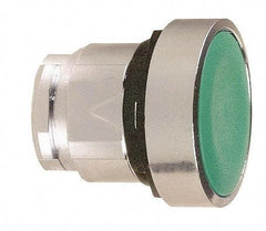 Schneider Electric - 22mm Mount Hole, Flush, Pushbutton Switch Only - Round, Green Pushbutton, Nonilluminated, Momentary (MO) - A1 Tooling