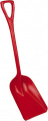 Remco - 14" High x 11" Wide Square Plastic Shovel - 38" Long Plastic D-Grip Handle - A1 Tooling