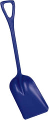 Remco - 14" High x 11" Wide Square Plastic Shovel - 38" Long Plastic D-Grip Handle - A1 Tooling