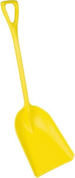 Remco - 17" High x 14" Wide Square Plastic Shovel - 42" Long Plastic D-Grip Handle - A1 Tooling