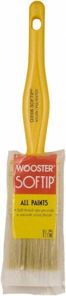 Wooster Brush - 1-1/2" Synthetic General Purpose Paint Brush - 2-3/16" Bristle Length, Plastic Handle - A1 Tooling