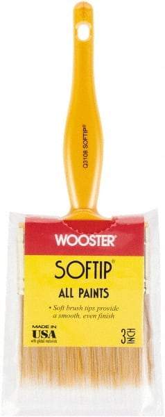 Wooster Brush - 3" Synthetic General Purpose Paint Brush - 2-11/16" Bristle Length, Plastic Handle - A1 Tooling