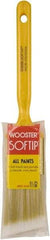 Wooster Brush - 1-1/2" Synthetic Sash Brush - 2-3/16" Bristle Length, Plastic Handle - A1 Tooling