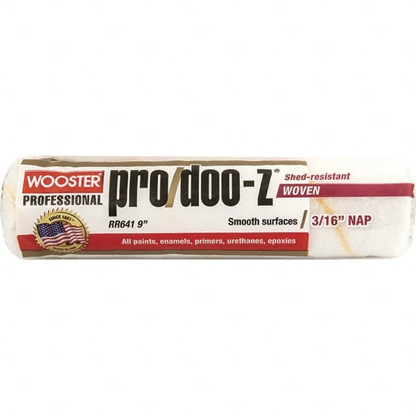 Wooster Brush - 3/16" Nap, 9" Wide Paint General Purpose Roller Cover - Smooth Texture, Fabric - A1 Tooling