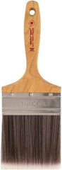 Wooster Brush - 4" Synthetic Wall Brush - 3-15/16" Bristle Length, Maple Handle - A1 Tooling