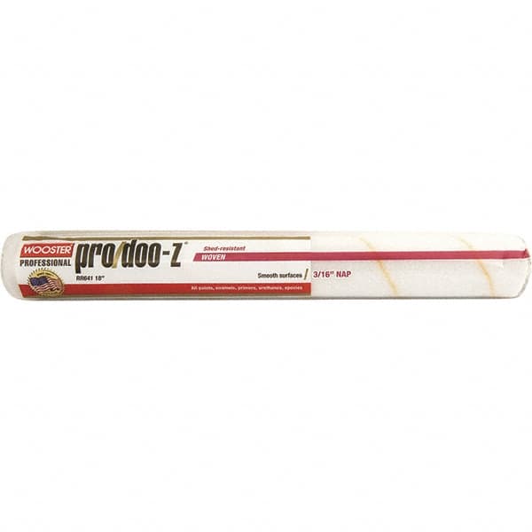 Wooster Brush - 3/16" Nap, 18" Wide Paint General Purpose Roller Cover - Smooth Texture, Fabric - A1 Tooling