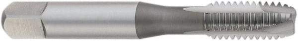 OSG - M14x1.50 Metric Fine, 3 Flute, Bright Finish, High Speed Steel Spiral Point Tap - Plug Chamfer, Right Hand Thread, 88mm OAL, 42mm Thread Length, 10.5mm Shank Diam, 2B Class of Fit, Series 122 - Exact Industrial Supply