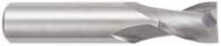 OSG - 7/16", 5/8" LOC, 7/16" Shank Diam, 2-1/2" OAL, 2 Flute, Solid Carbide Square End Mill - Single End, TiCN Finish, Spiral Flute, 30° Helix, Centercutting, Right Hand Cut, Right Hand Flute, Series 412 - A1 Tooling