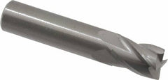 OSG - 10mm, 14mm LOC, 10mm Shank Diam, 51mm OAL, 4 Flute, Solid Carbide Square End Mill - Single End, Uncoated, Spiral Flute, 30° Helix, Centercutting, Right Hand Cut, Right Hand Flute, Series 414 - A1 Tooling