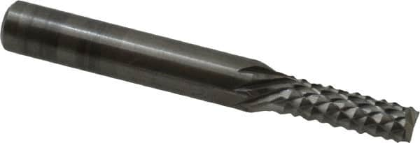 OSG - 3/16" Diam, 5/8" LOC, End Mill End, Solid Carbide Diamond Pattern Router Bit - Right Hand Cut, 2" OAL, 1/4" Shank Diam, Use on Fiberglass - A1 Tooling