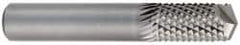 OSG - 1/2" Diam, 1" LOC, Drill Point End, Solid Carbide Diamond Pattern Router Bit - Right Hand Cut, 2-1/2" OAL, 1/2" Shank Diam, Use on Fiberglass - A1 Tooling