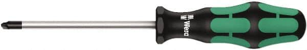 Wera - 3-1/8" Blade Length Tri-Point Screwdriver - 7" OAL - A1 Tooling