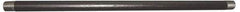 Value Collection - Schedule 80, 1-1/4" Diam x 12" Long Black Pipe Nipple - Threaded - A1 Tooling