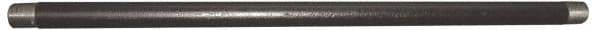 Value Collection - Schedule 80, 1-1/2" Diam x 72" Long Black Pipe Nipple - Threaded - A1 Tooling