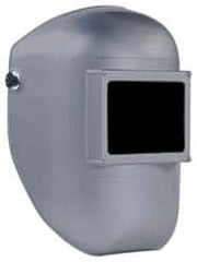 North - 5-1/4" Window Width x 4" Window Height, 10 Shade Fixed Front Welding Helmet - Gray Plastic - A1 Tooling